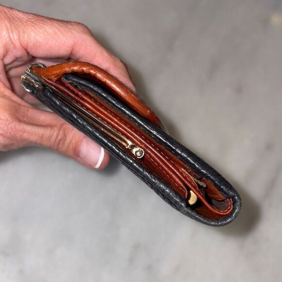 Dooney & Bourke Vintage Pebbled Leather Full Sized Wallet with Checkbook Holder - Picture 9 of 16